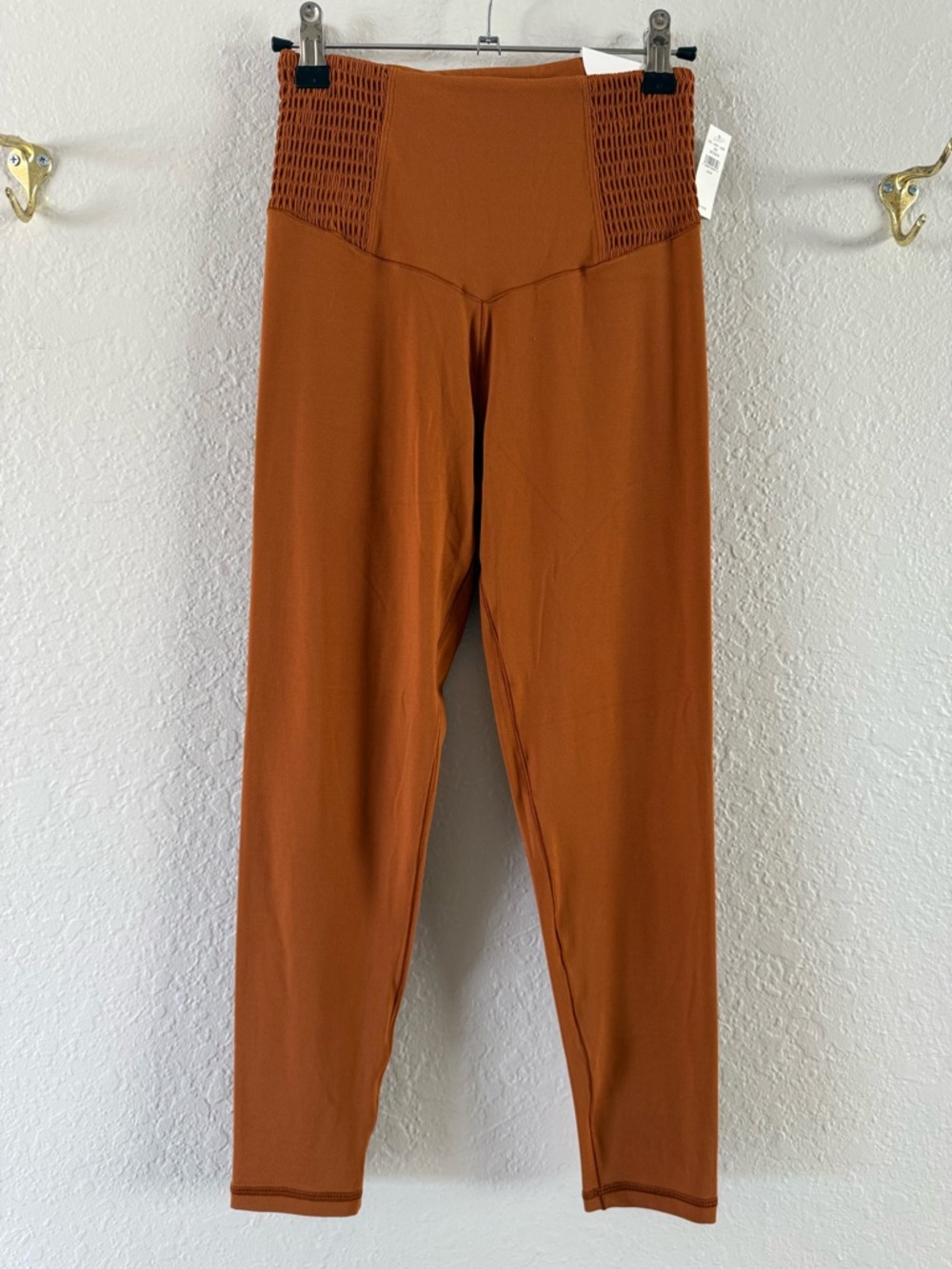 NWT OffLine By Aerie Real Me High-Rise 7/8 Leggings Rust No Pockets Size M